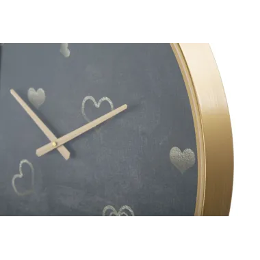 ZEGAR NAŚCIENNY HEARTS 60X6 cm